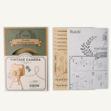 Modern 3D Wooden Puzzle-Non Animals TG403 Vintage Camera