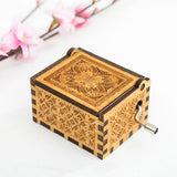Home Classic Harry Potter Music Box Creative Hand-Cranked Wooden Music Box