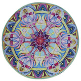 Flowers Round Beach Towel Yoga Picnic Blanket Bedspread Printed Beach Towel