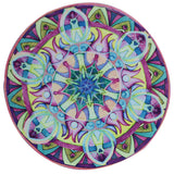 Flowers Round Beach Towel Yoga Picnic Blanket Bedspread Printed Beach Towel