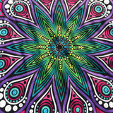 Round Printing Hippie Tapestry Beach Picnic Throw Yoga Mat Towel Blanket