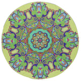 Round Beach Towel Yoga Blanket Shawl Bedspread Rug Beach Towel